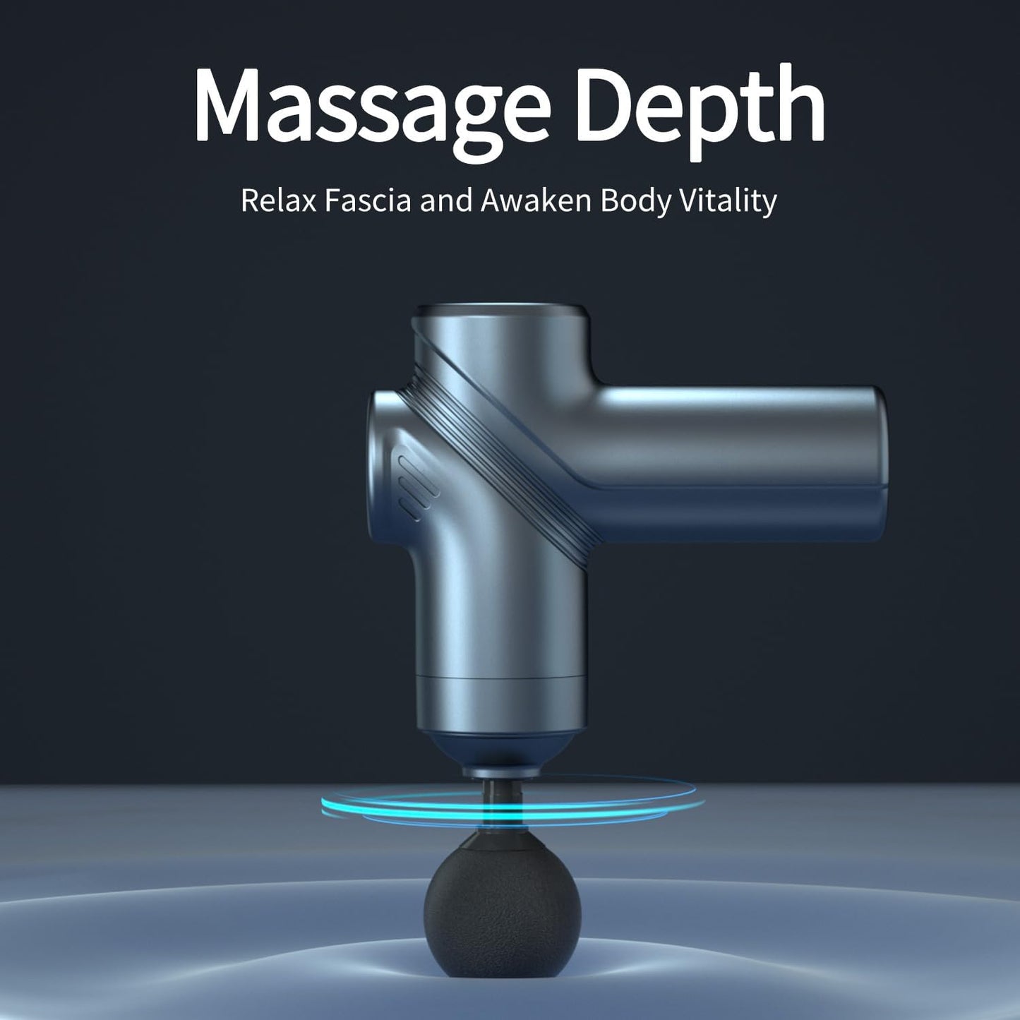Deep Tissue Massage Gun – Portable with 4 Heads