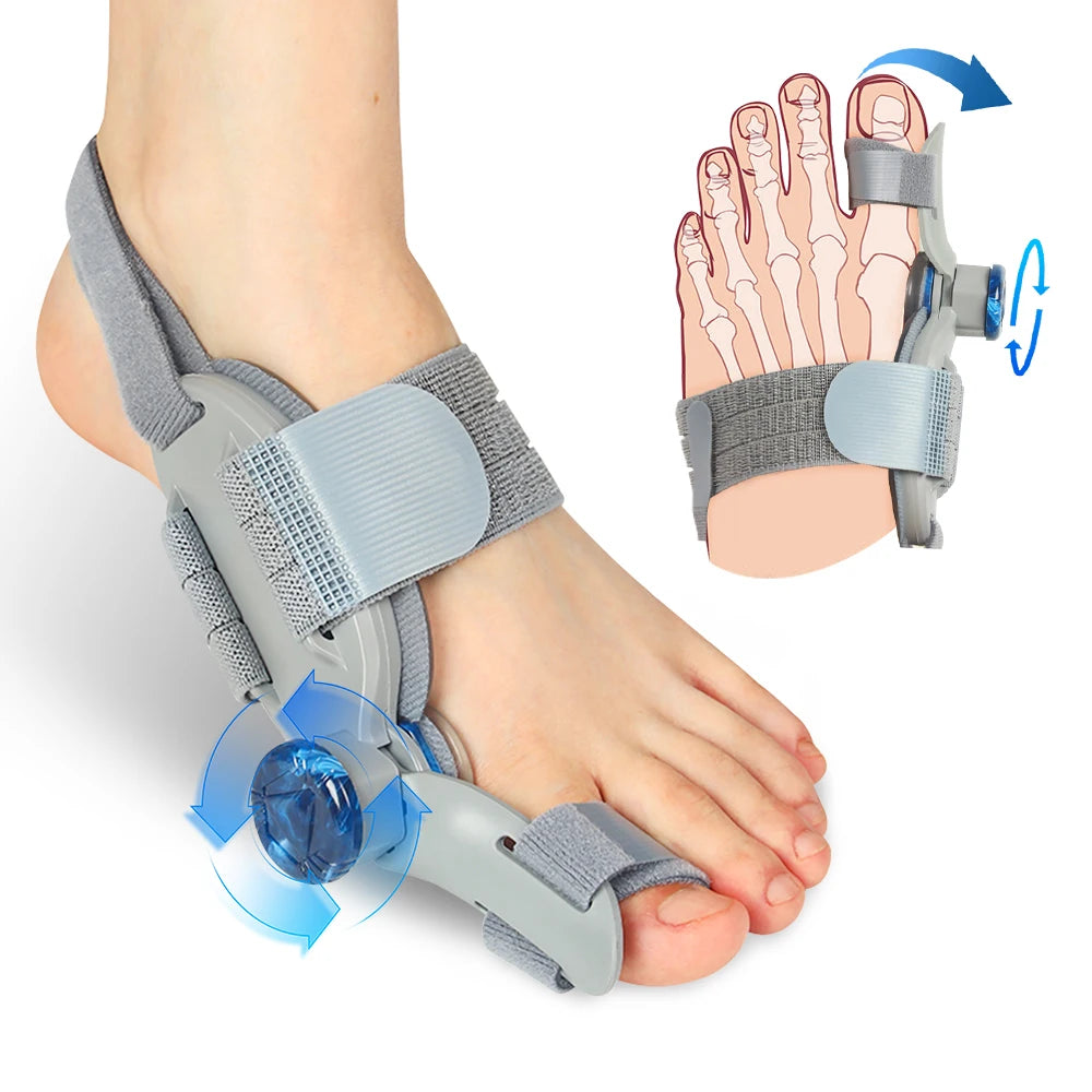 Adjustable Bunion Corrector Brace With Rotating Toe Separator