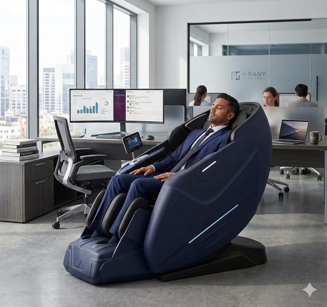 Wellmore 5D SL-Track Zero Gravity Full Body Massage Chair With 5 Year Warranty