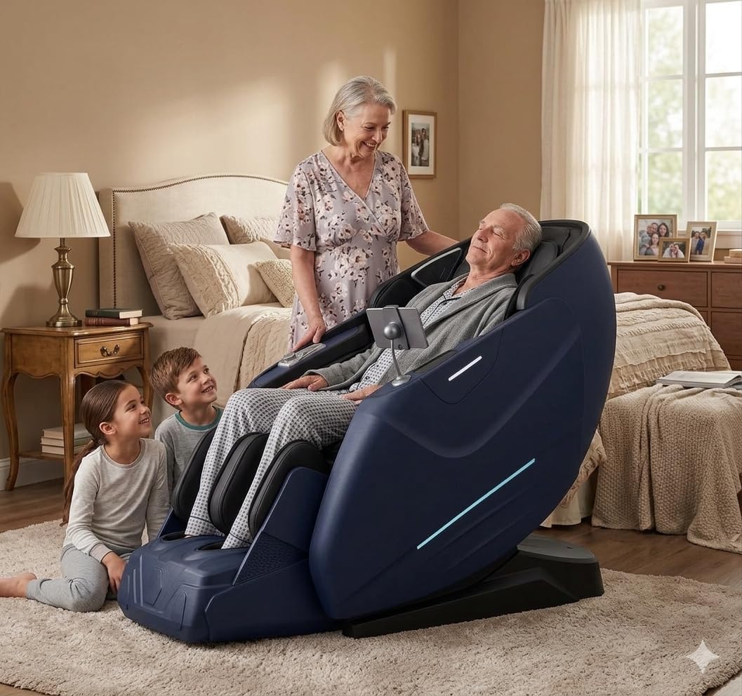 Wellmore 5D SL-Track Zero Gravity Full Body Massage Chair With 5 Year Warranty