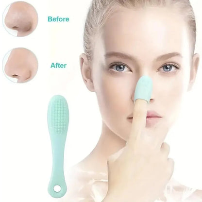 Silicone Finger Scrubber – Gentle Facial Cleansing Tool 2 Piece