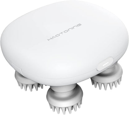 Electric Scalp Massager with Red Light – Waterproof & Cordless