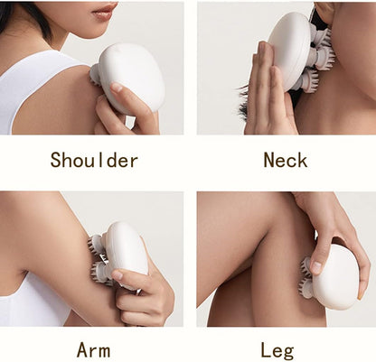 Electric Scalp Massager with Red Light – Waterproof & Cordless