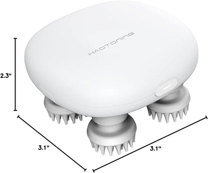 Electric Scalp Massager with Red Light – Waterproof & Cordless