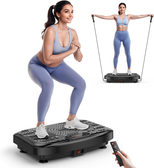 Vibration Plate Exercise Machine – 199-Speed Full Body Trainer