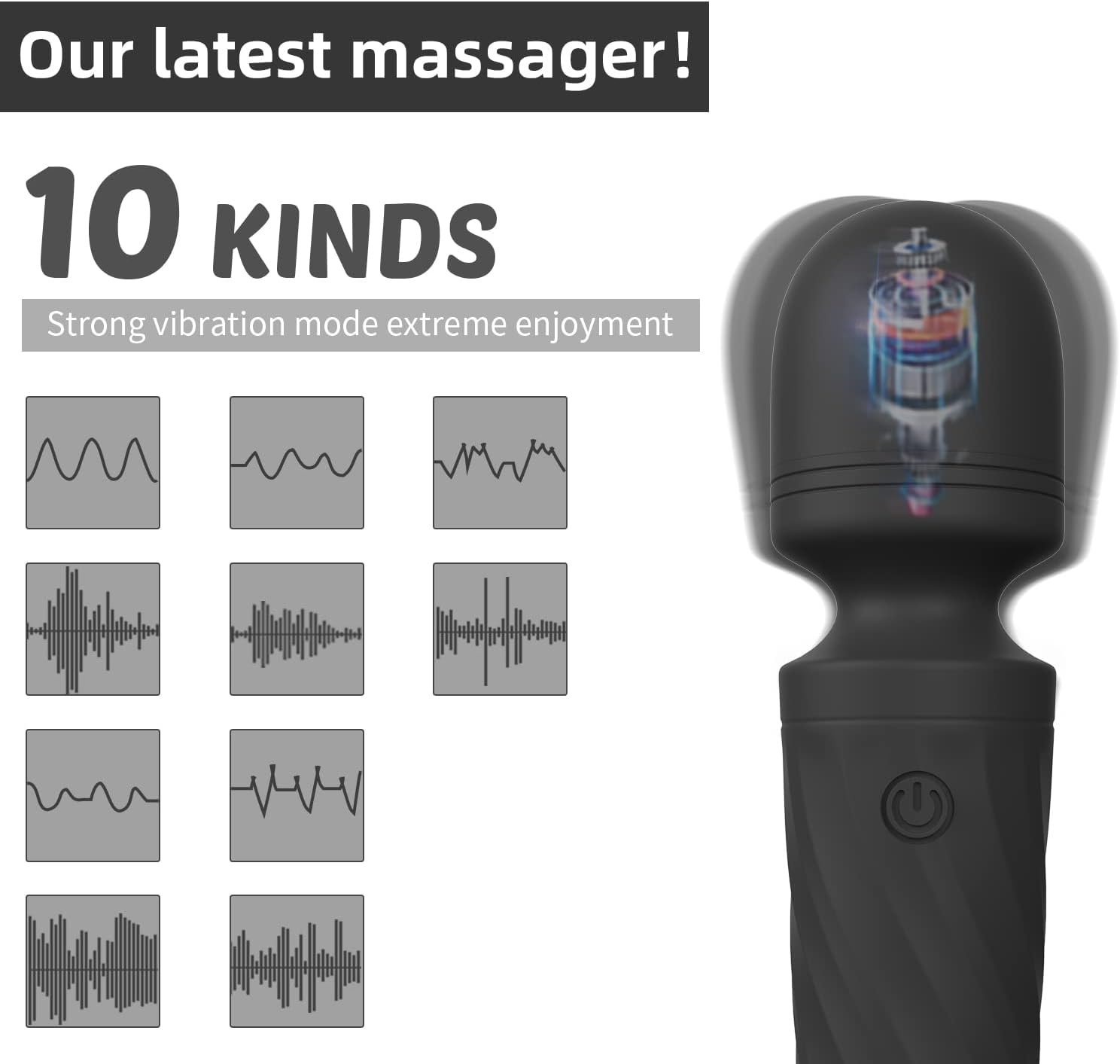 Mini Wand Massager – Quiet, Water-Resistant & USB Rechargeable