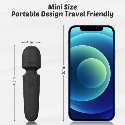 Mini Wand Massager – Quiet, Water-Resistant & USB Rechargeable