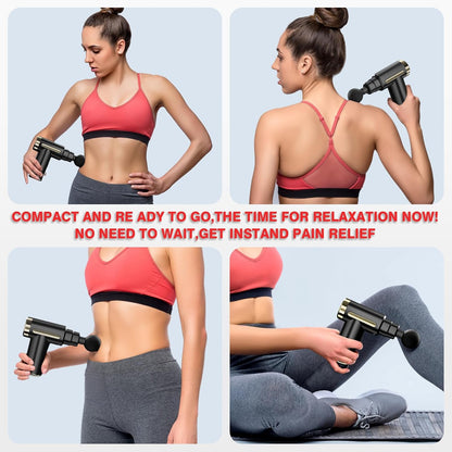 Mini Deep Tissue Massage Gun – Quiet Percussion Massager