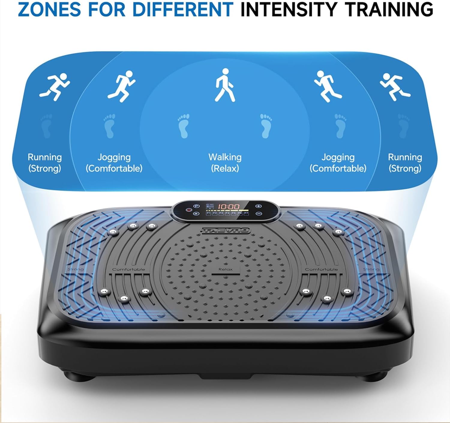 Vibration Plate Exercise Machine – 199-Speed Full Body Trainer