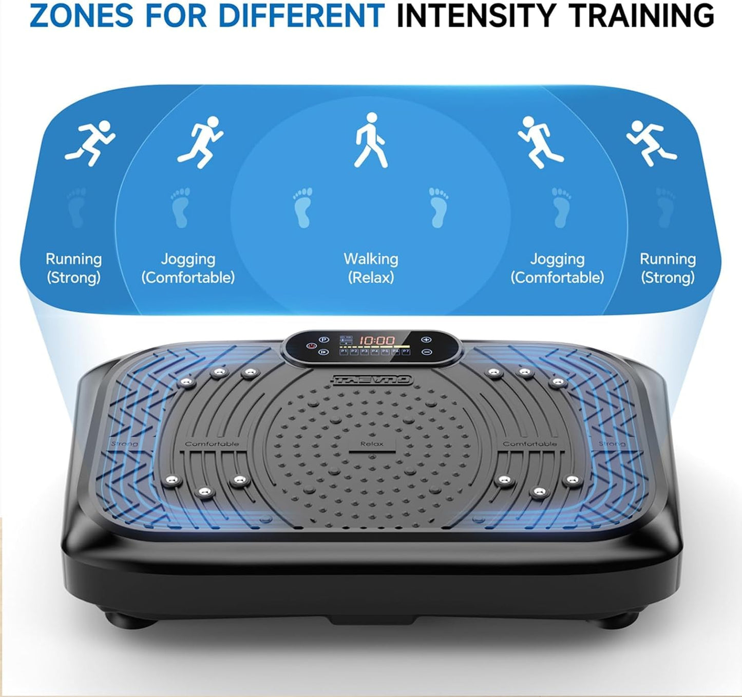 Vibration Plate Exercise Machine – 199-Speed Full Body Trainer