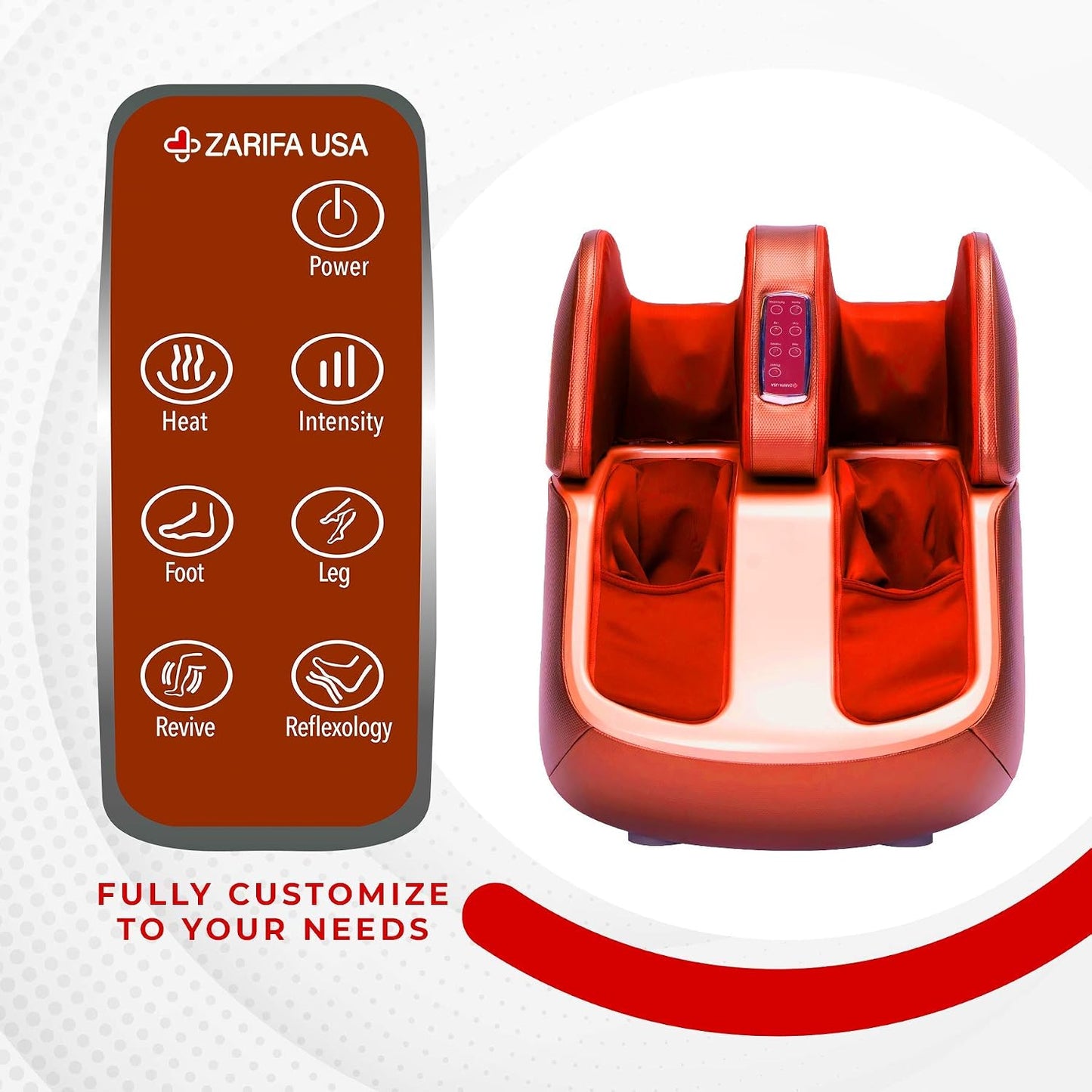 Electric Shiatsu Foot and Leg Massager – Heat & Air Compression