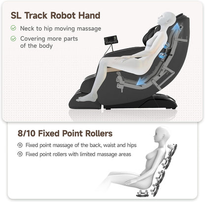 2D SL-Track Zero Gravity Full Body Massage Chair