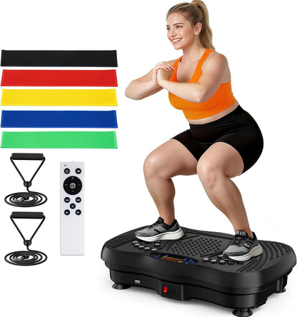 Vibration Plate Exercise Machine – 130-Level Full Body Trainer