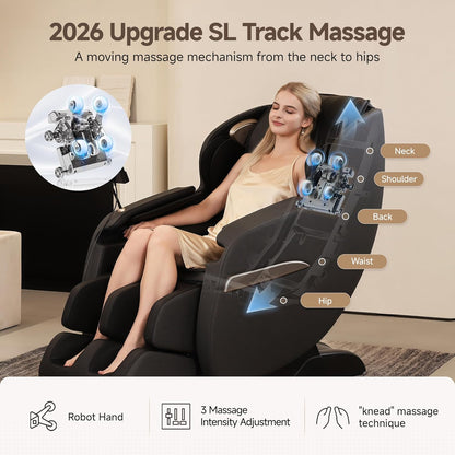 2D SL-Track Zero Gravity Full Body Massage Chair