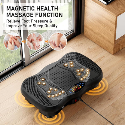 Vibration Plate Exercise Machine – 130-Level Full Body Trainer