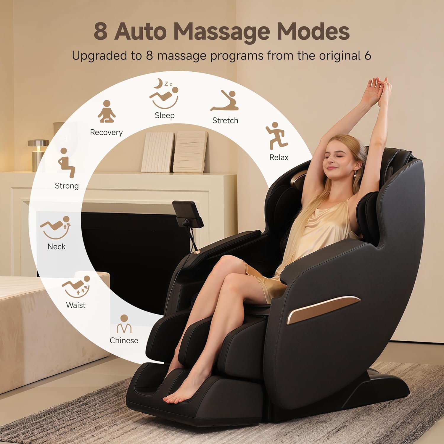 2D SL-Track Zero Gravity Full Body Massage Chair