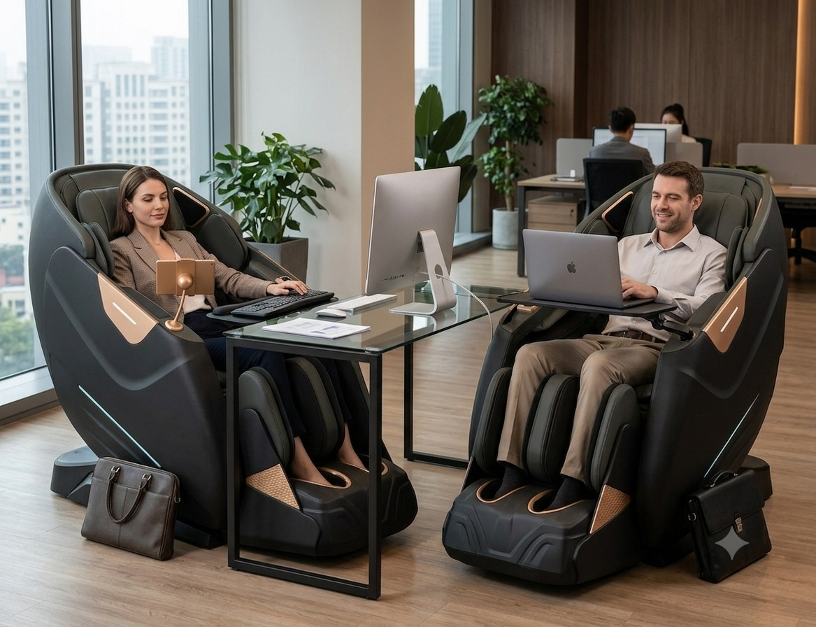 Wellmore 5D SL-Track Zero Gravity Full Body Massage Chair With 5 Year Warranty