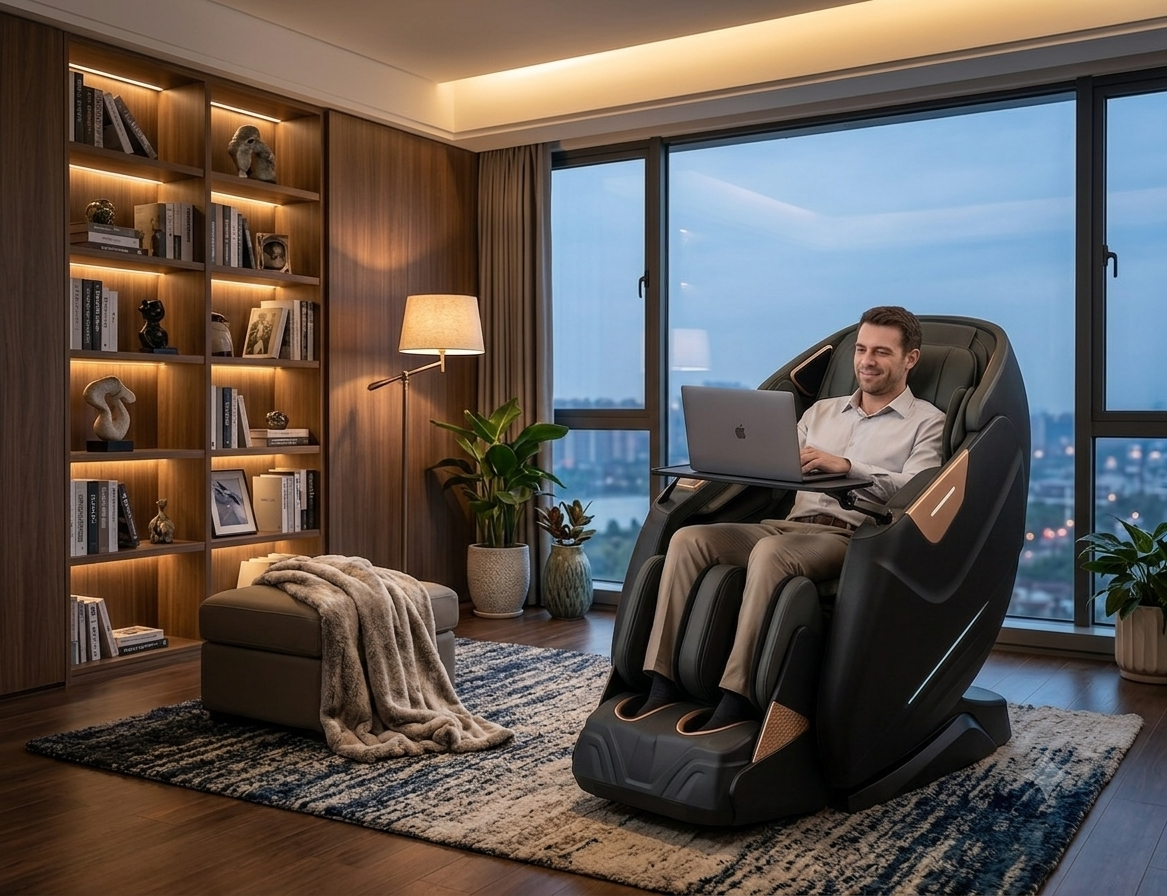 Wellmore 5D SL-Track Zero Gravity Full Body Massage Chair With 5 Year Warranty