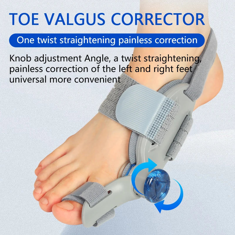 Adjustable Bunion Corrector Brace With Rotating Toe Separator
