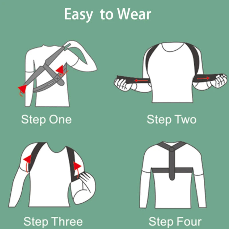 Adjustable Back Posture Corrector Belt for Upper Spine