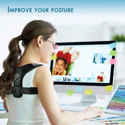 Adjustable Back Posture Corrector Belt for Upper Spine