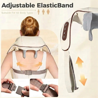 Cordless Neck and Shoulder Massager – 4D Kneading Heat