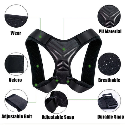 Adjustable Back Posture Corrector Strap for Adults