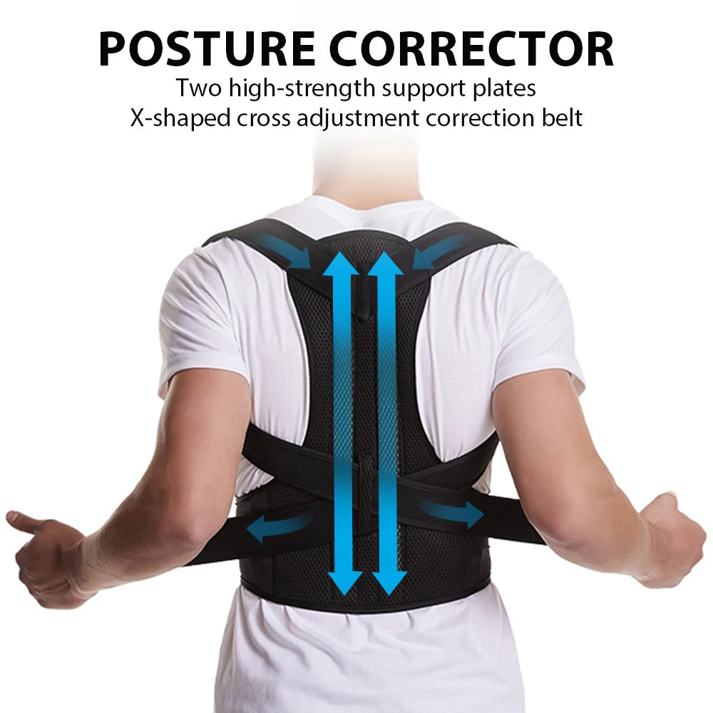 Adjustable Back Brace Posture Corrector for Better Alignment