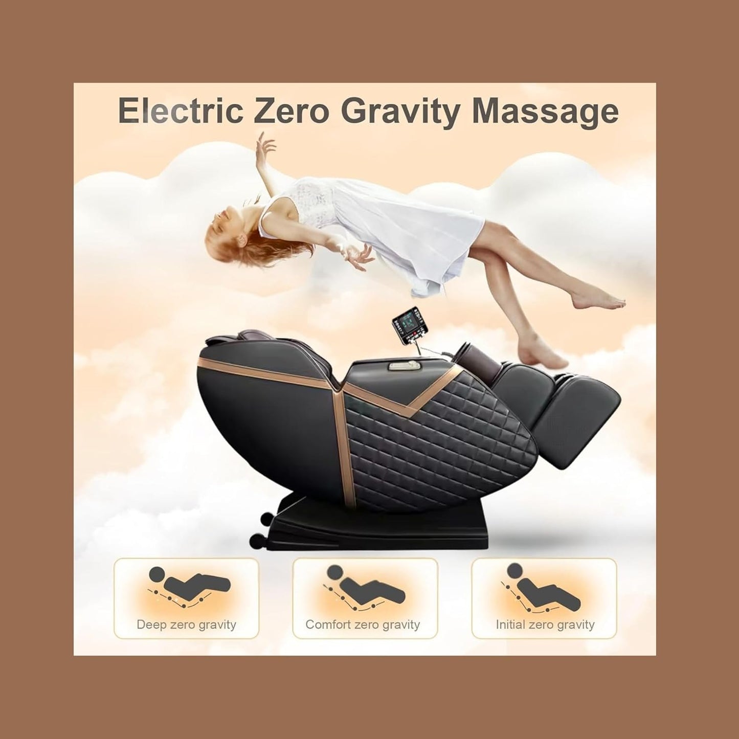 Well More Zero Gravity Full Body Massage Chair with Heat & Bluetooth 2 Year Warranty