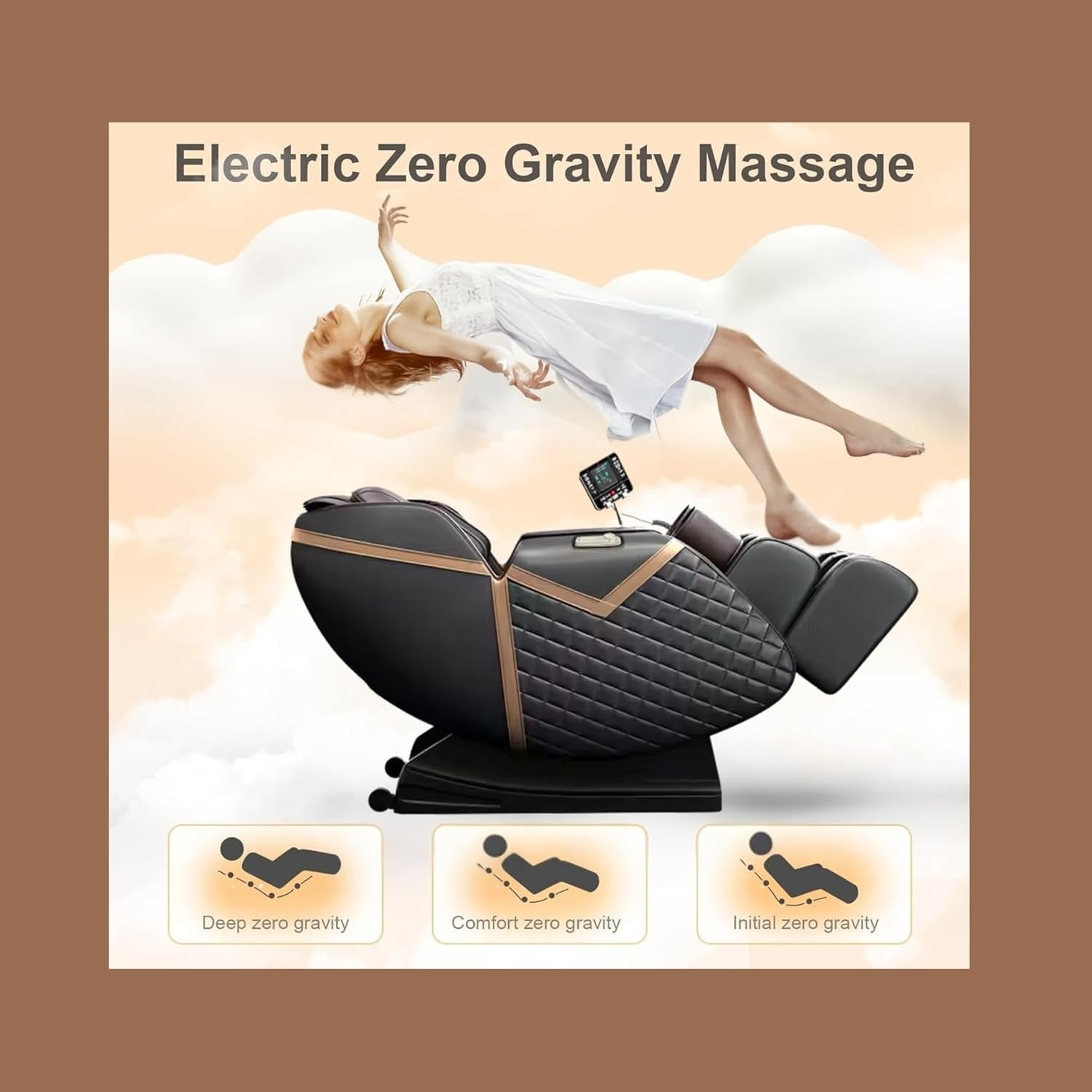 Well More Zero Gravity Full Body Massage Chair with Heat & Bluetooth 2 Year Warranty